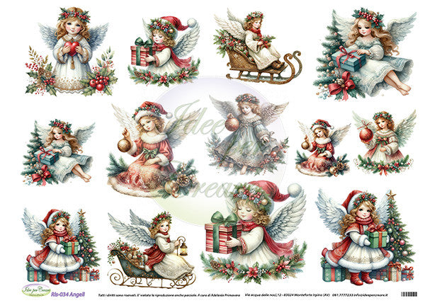 Carta Riso A3 Idee Per Creare Angeli