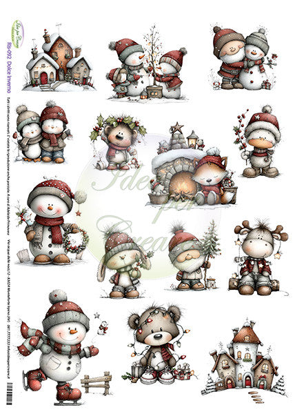 Carta Riso A3 Idee Per Creare Dolce Inverno