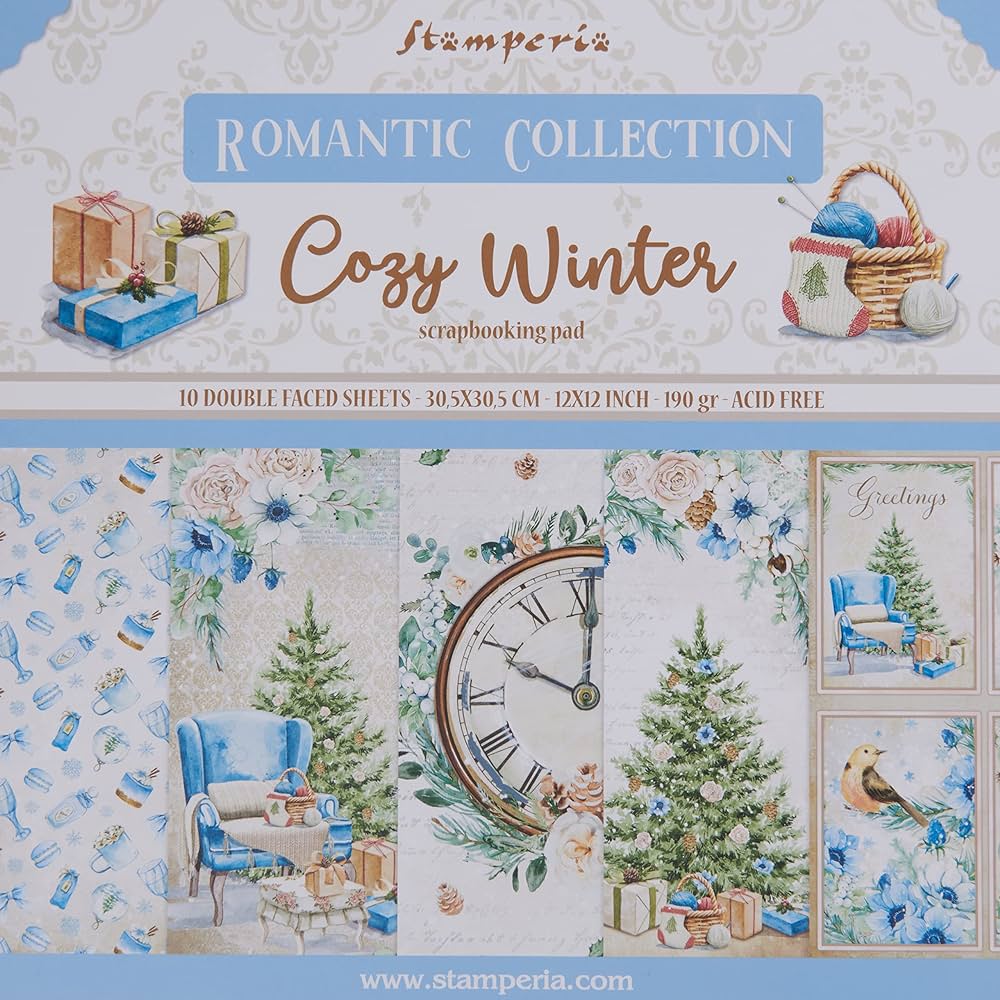 Blocco Stamperia Cozy Winter 30x30