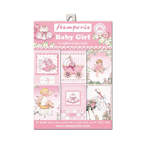 Blocco Stamperia Baby Girl 16x11