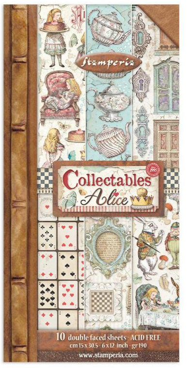 Blocco Stamperia Alice 15x30