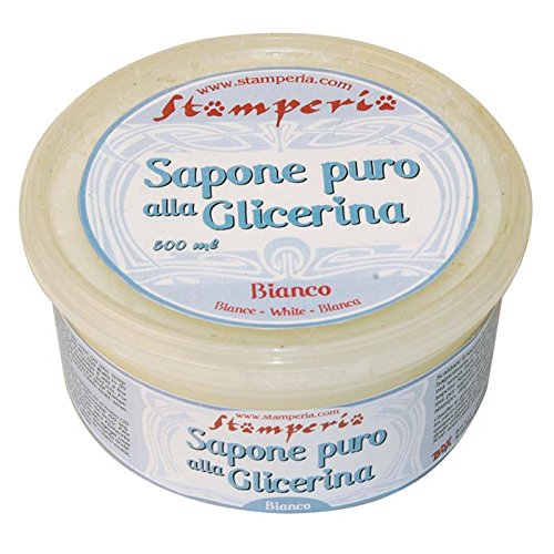 Sapone Puro alla Glicerina Bianco 1000ml Stamperia
