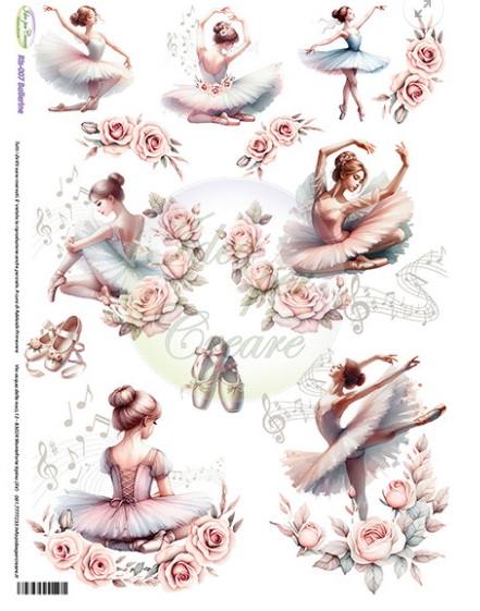 Carta Riso A3 Idee Per Creare Ballerine