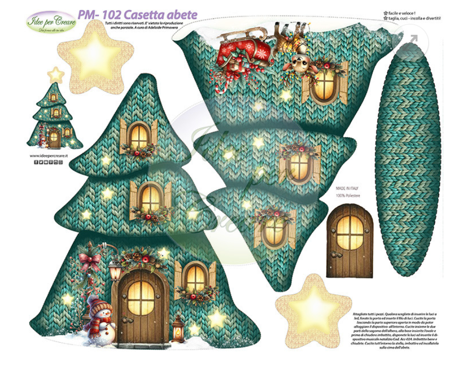 Pannello Medio Casetta Abete Idee Per Creare