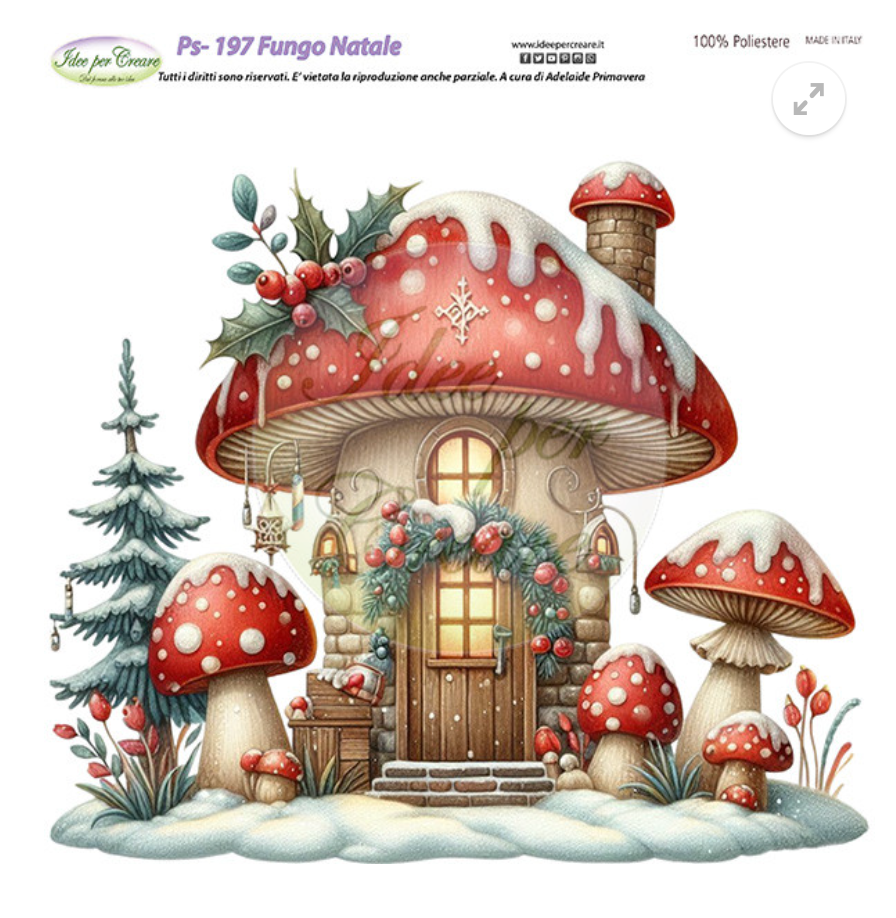 Santa and Mrs Clous panel PS-071