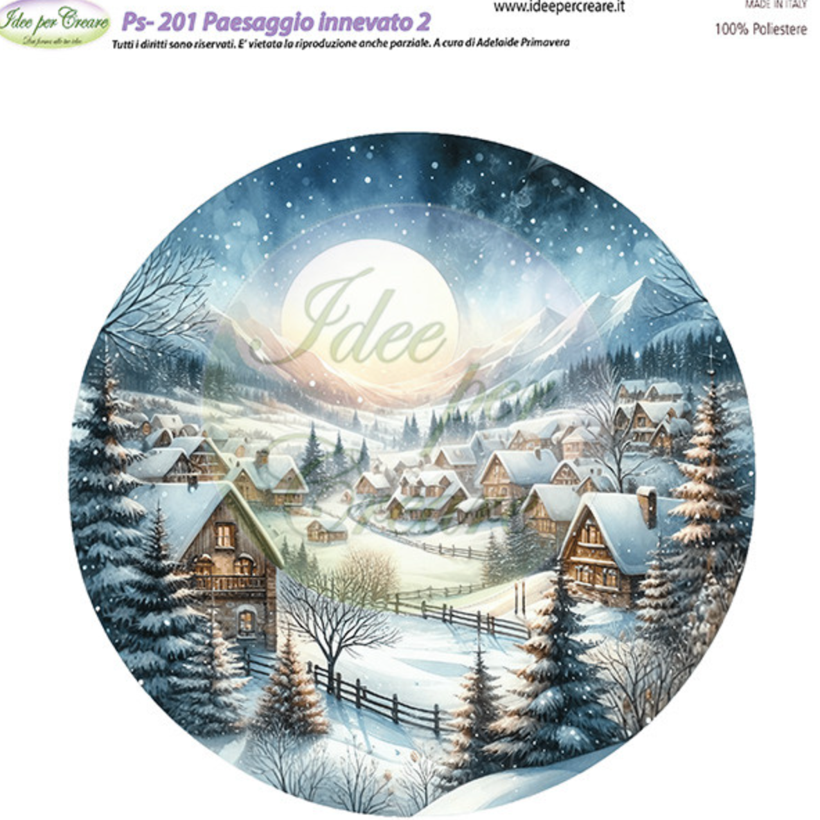 Pannello Mini Paesaggio Innevato 2 Idee Per Creare (copia)