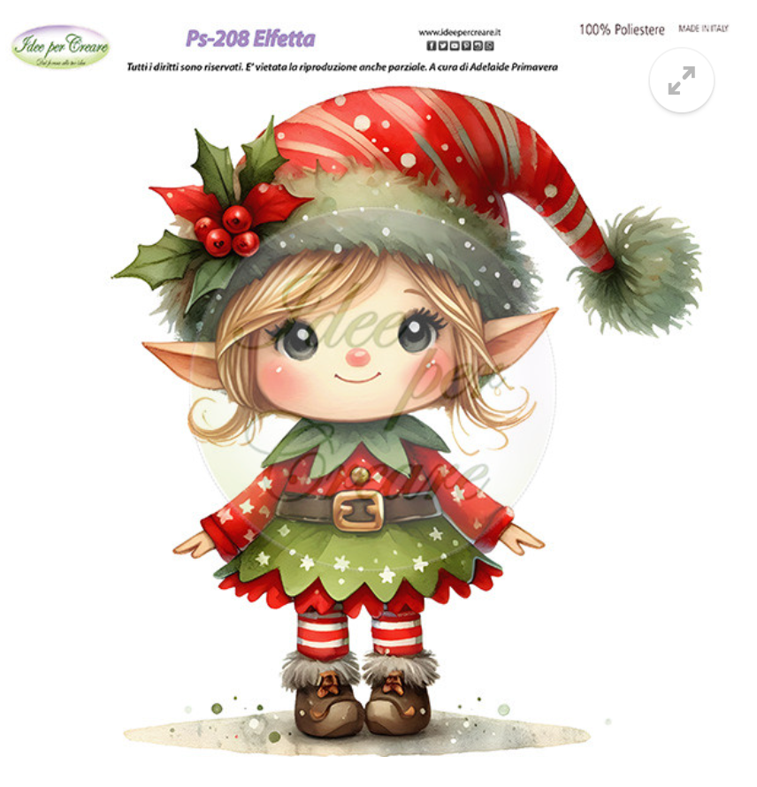 Santa and Mrs Clous panel PS-071