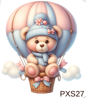 Mini Pannello Orsetto Mongolfiera 1 MSD