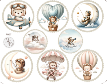 Pannello Medaglioni Orsetti MSD