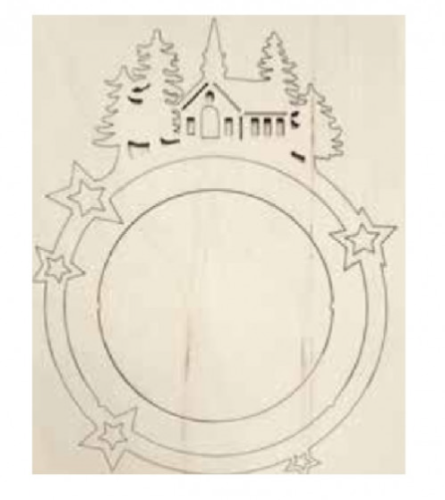 Renkalik Wooden Landscape Sphere Cod. LEL209