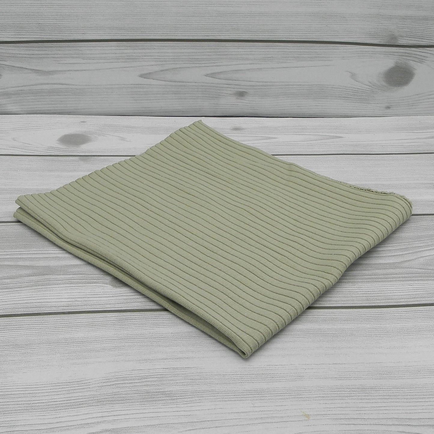 Dove Gray Striped Jersey Fabric