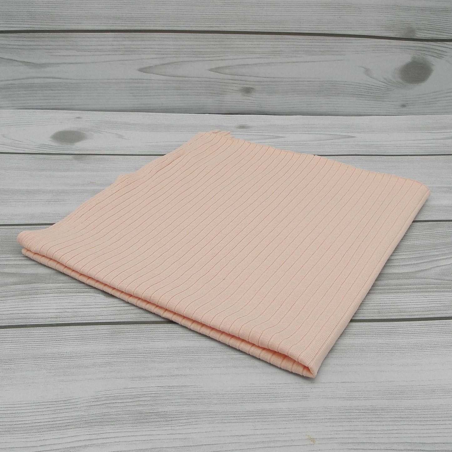 Dove Gray Striped Jersey Fabric