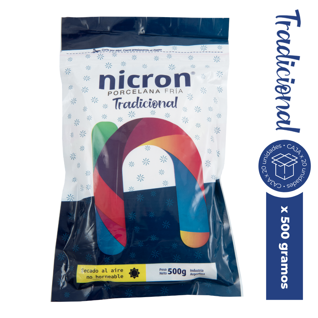 Porcellana a Freddo Nicron Tradicional 500gr
