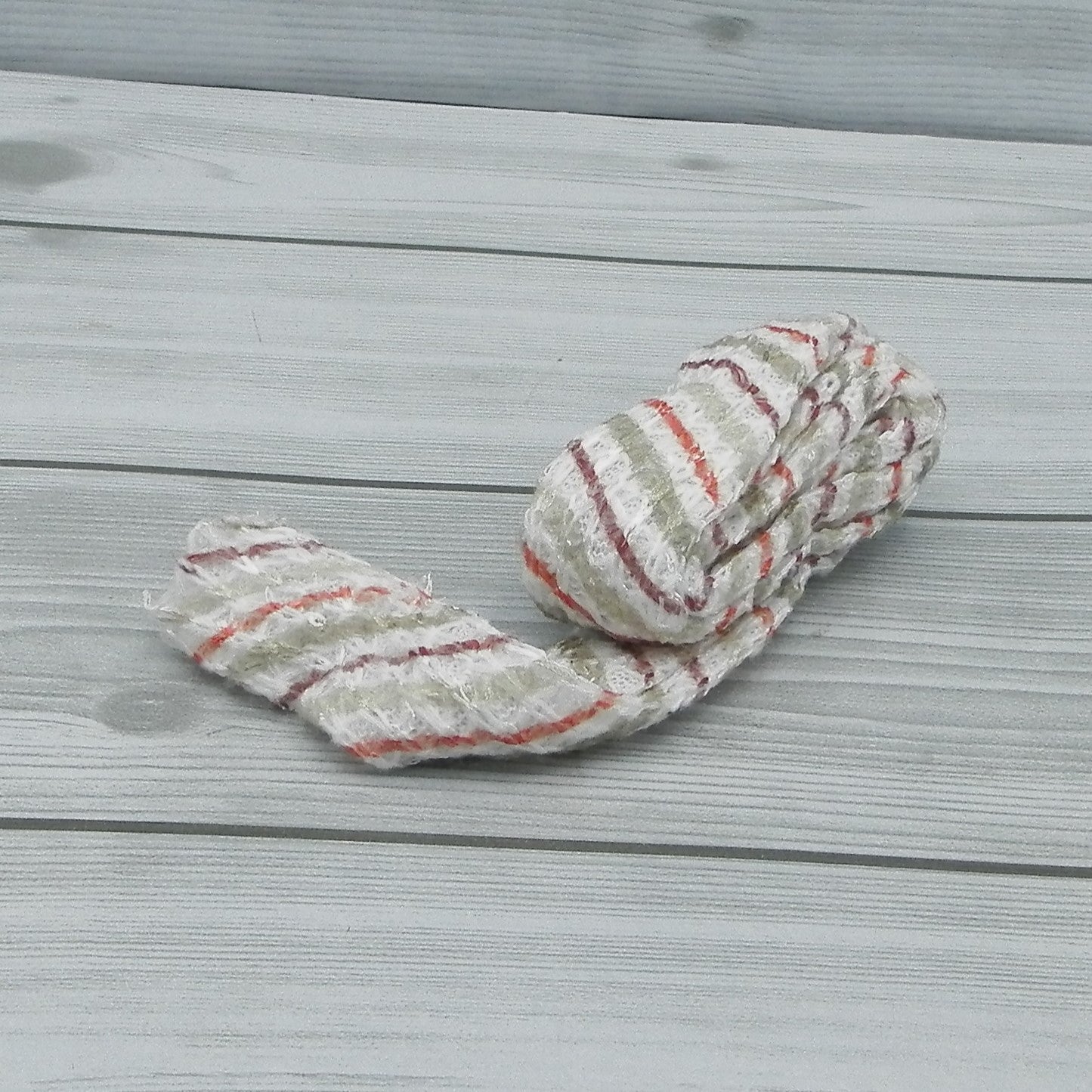 Tubular Sequins Checkered Gray 10cm