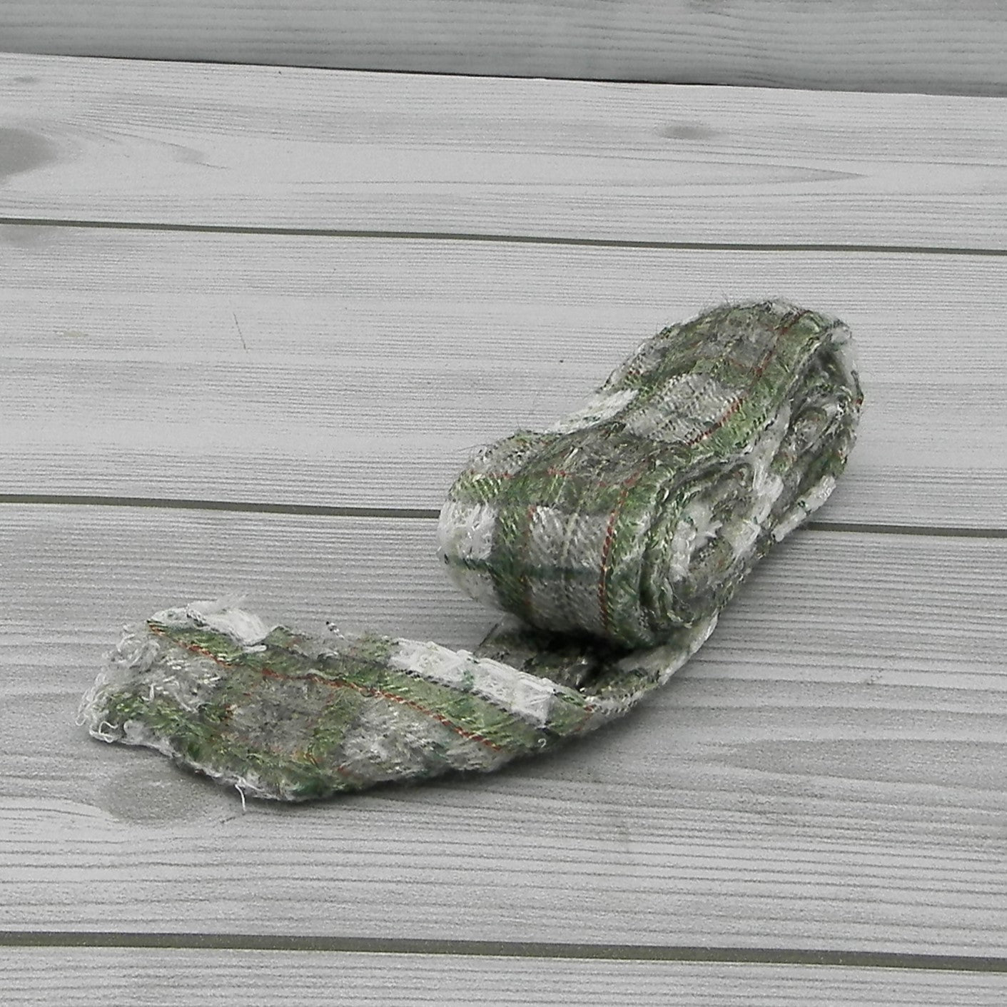 Tubolare Paillettes Scozzese Verde 3,5cm Le Meraviglie di Teo