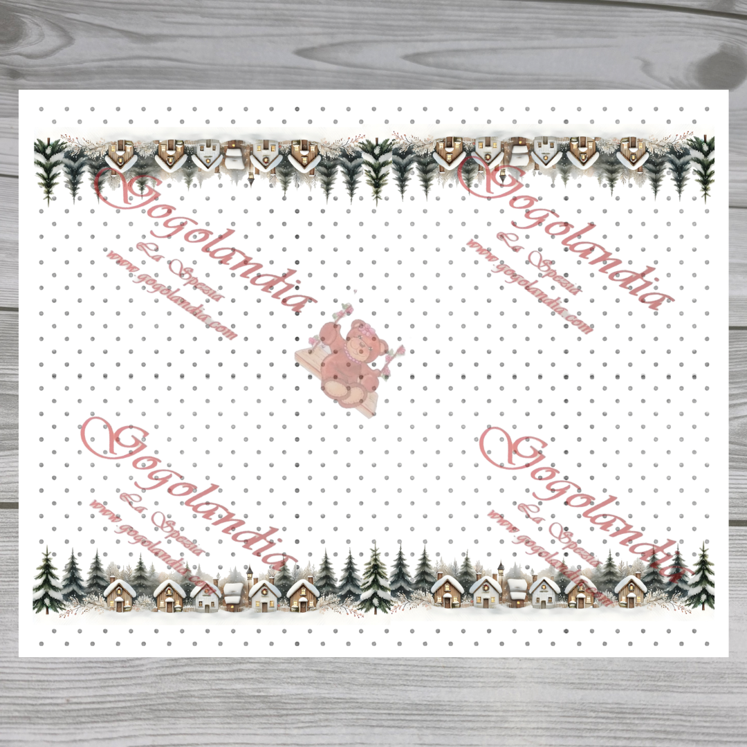 Pannolenci Casette Innevate Gogolandia