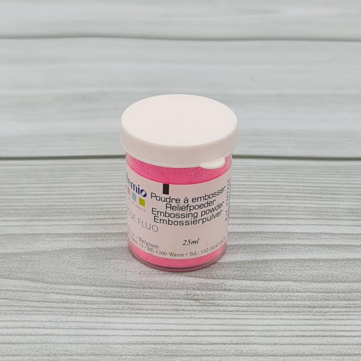 Polvere per Embossing Rosa Fluo