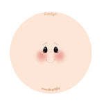 Viso Piccolo stampato su tessuto Evelyn