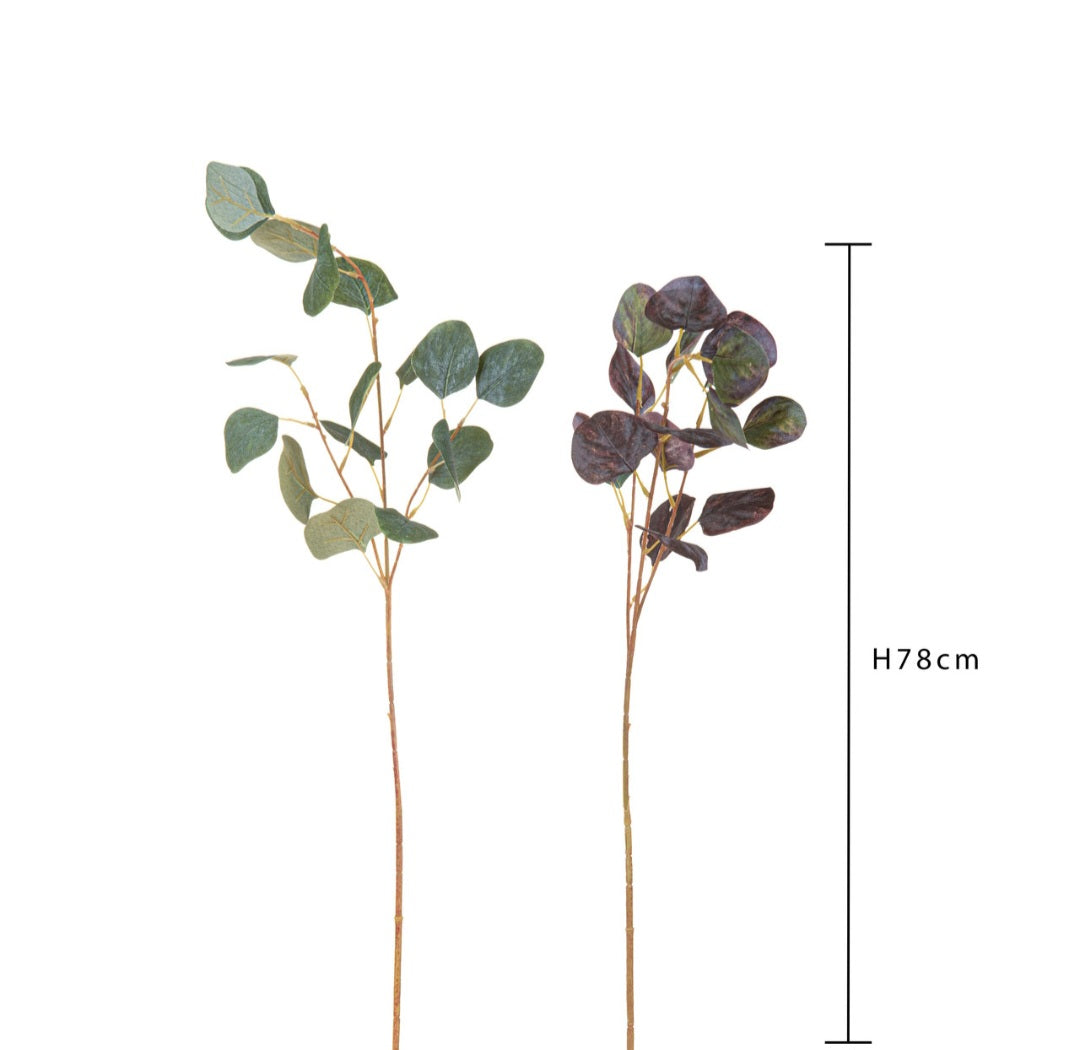 Ramo Eucalyptus 2 pezzi 78cm
