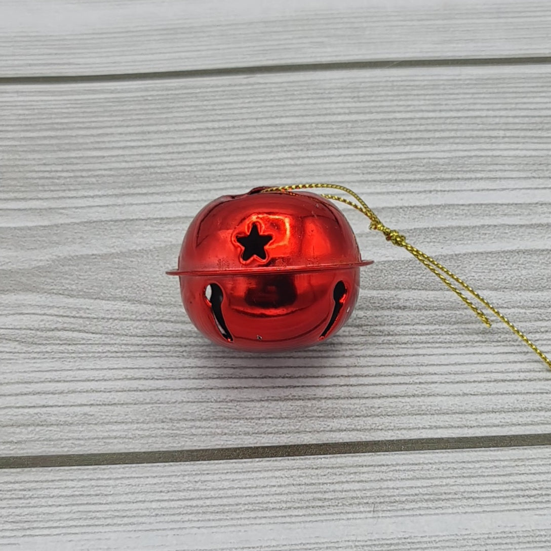 Cloche Rouge Brillant 4cm