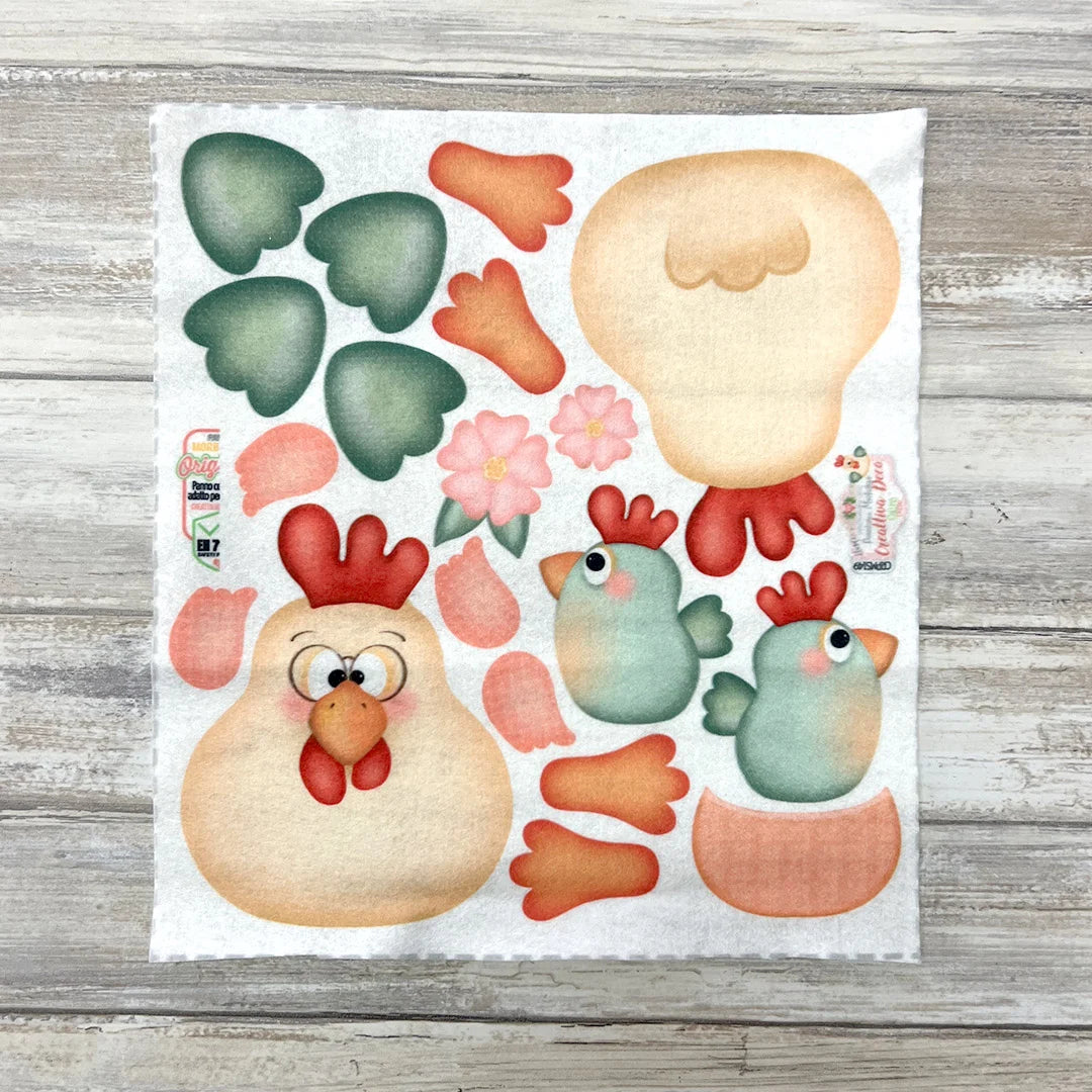 Pannolenci doux imprimé de la Nativité