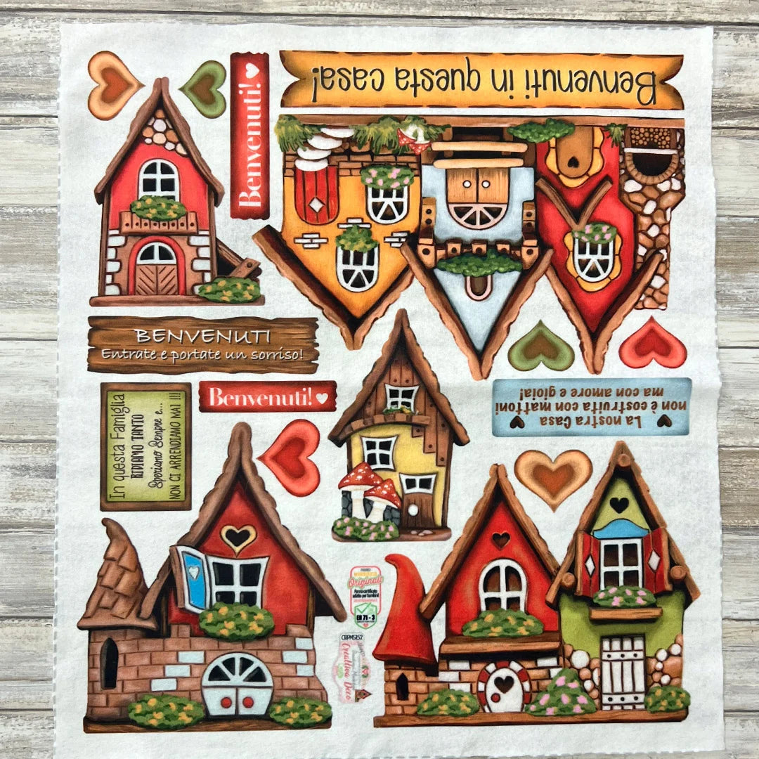 Pannolenci doux imprimé de la Nativité