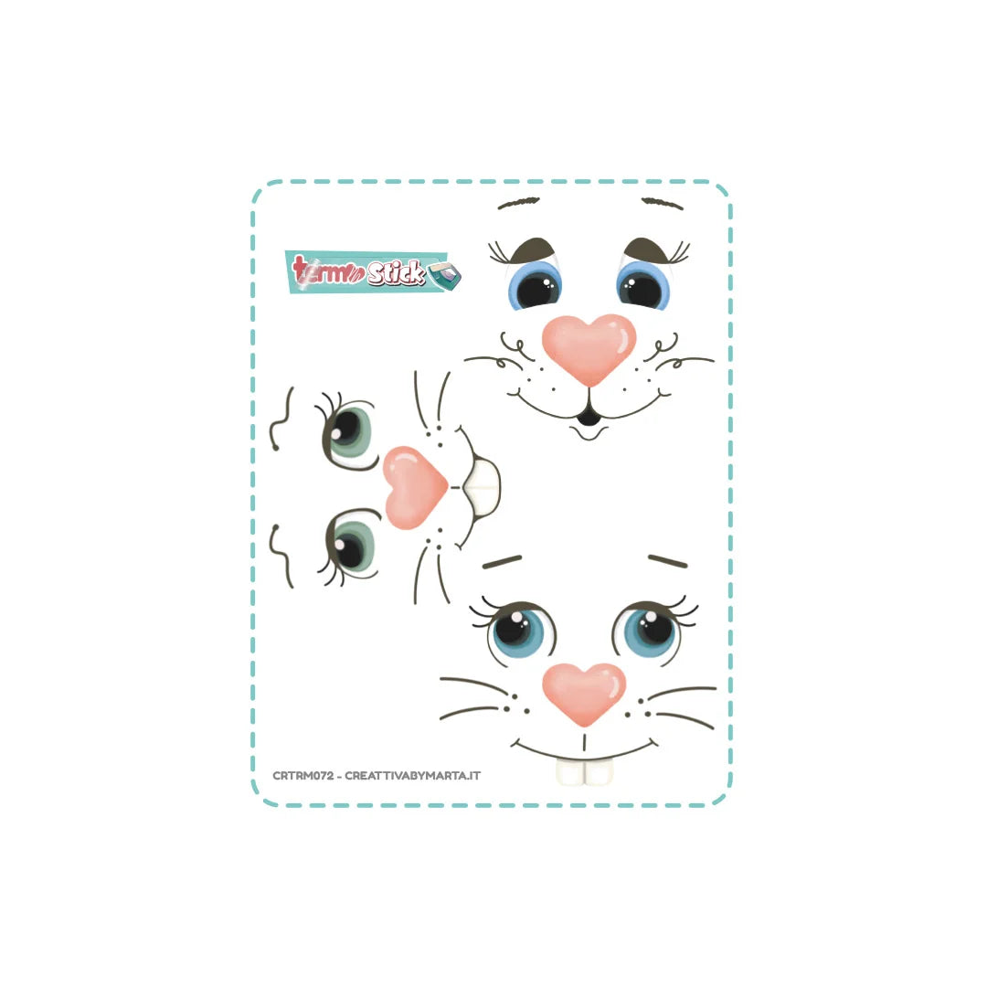 Termostick Coniglio Medi Mod. 072 Creattiva By Marta