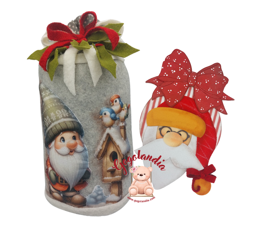 Pacchetto Fermaporta Gnomo Cappello Verde