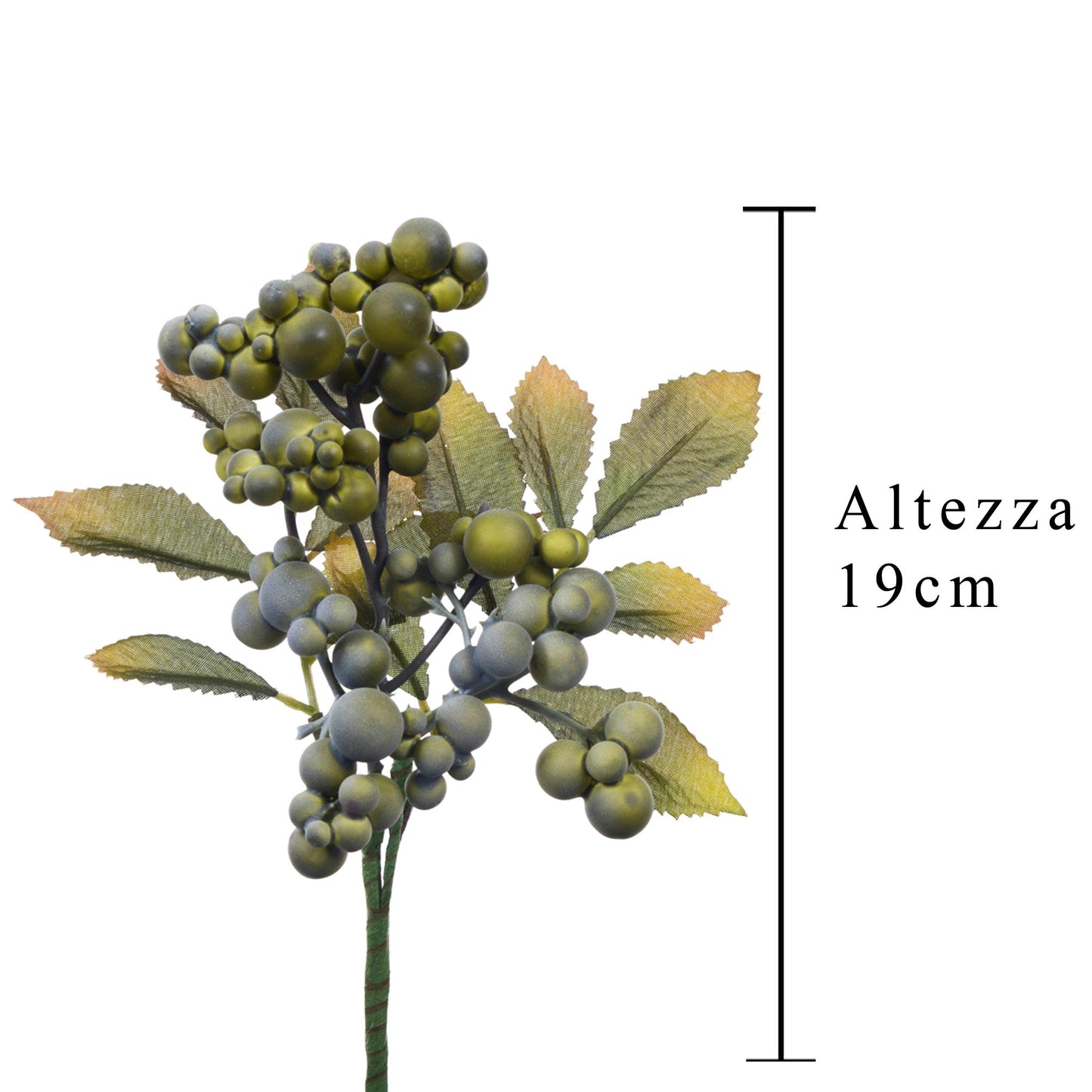 Green Flocked Berries