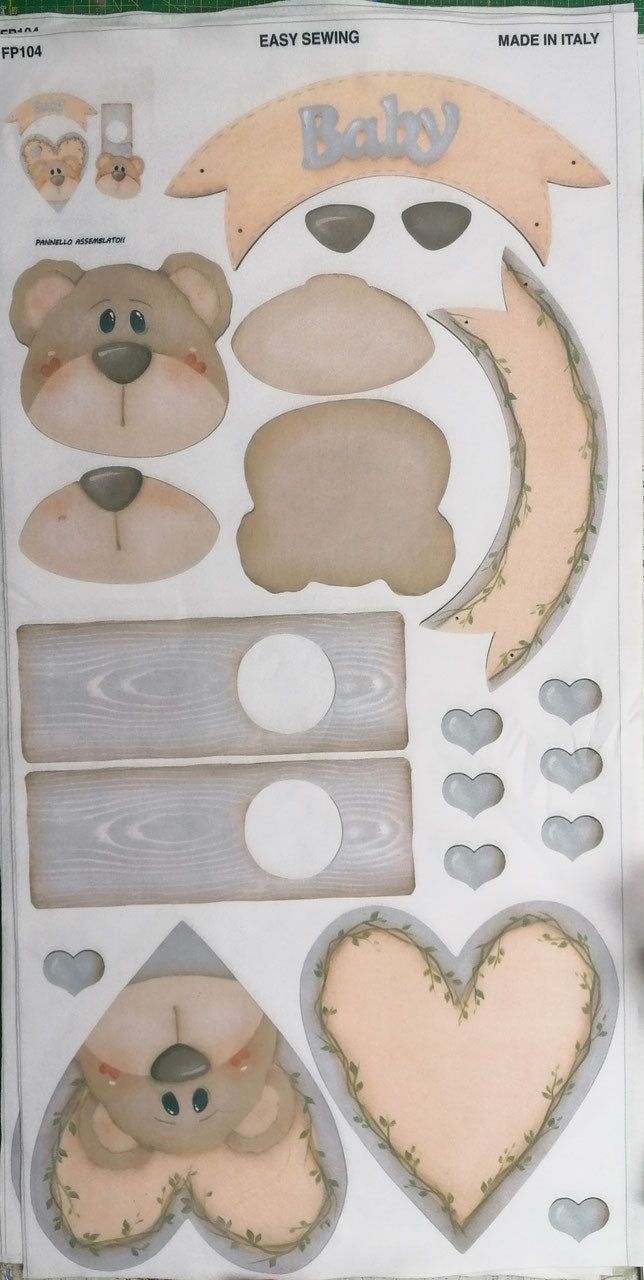 Easy Sewing FP104 Baby Boy panel