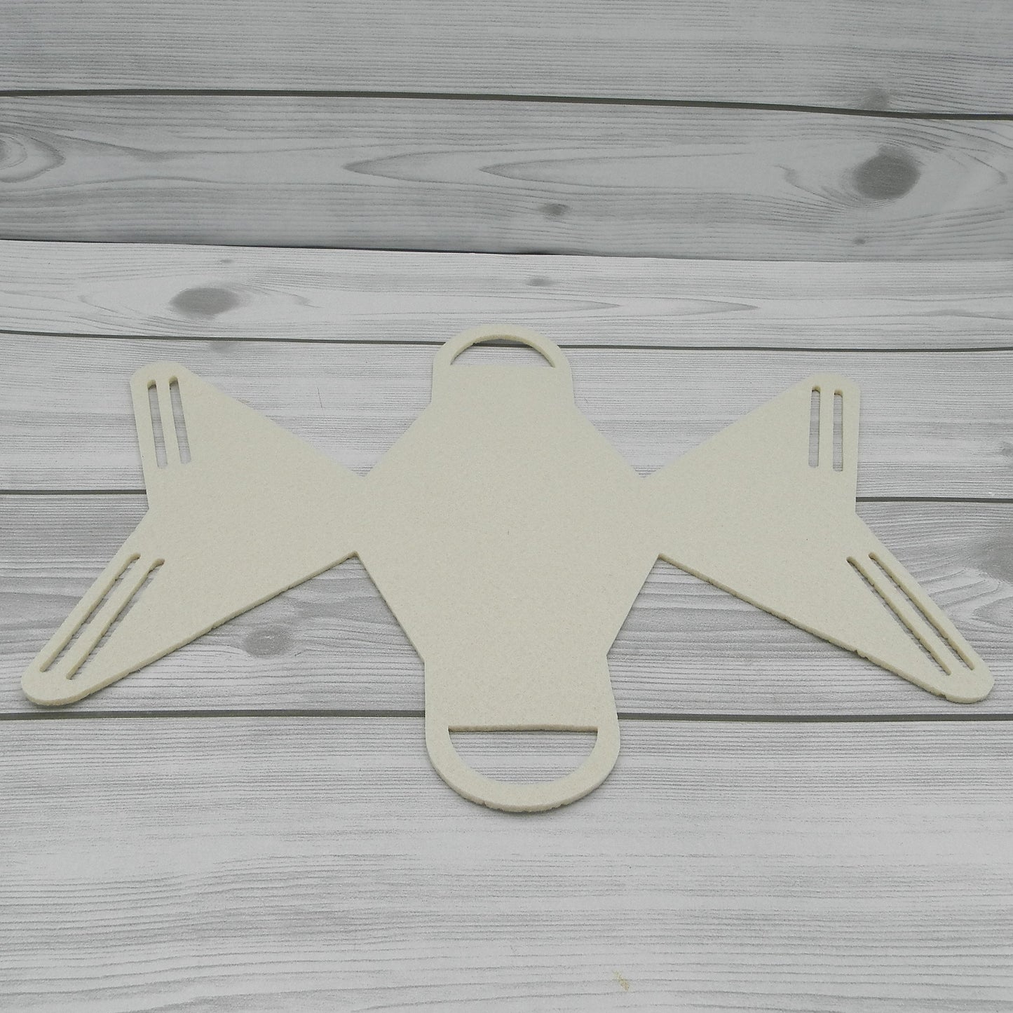 Borsetta Bomboniera in Feltro Fustellata Avorio