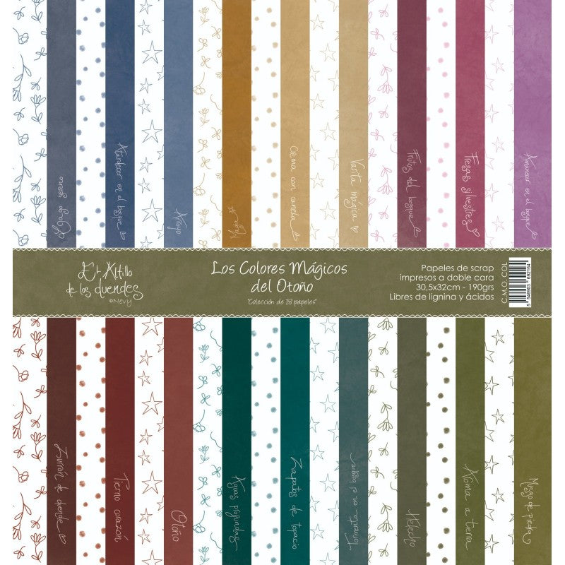 Blocco Los Colores Magico del Otono Papelarte