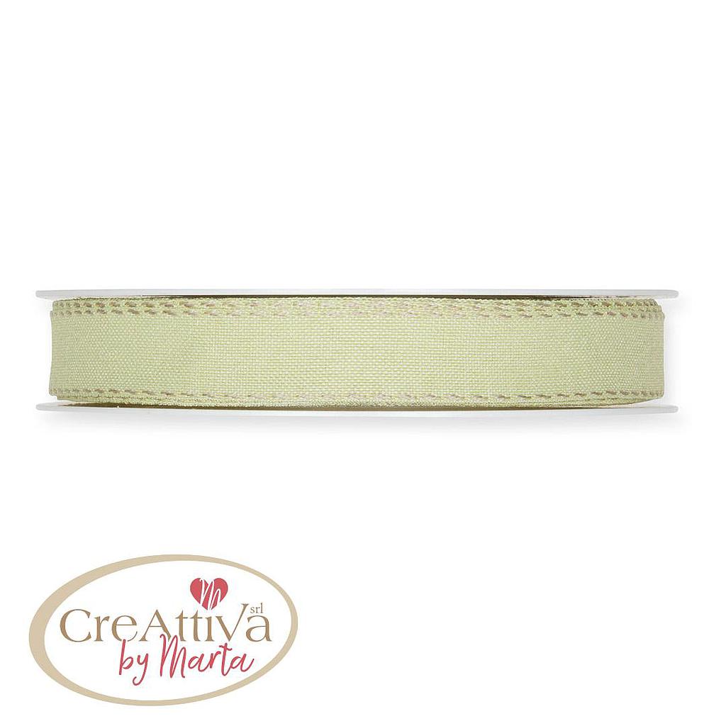 Creattiva Satin Effect Ribbon Col. Baby Green