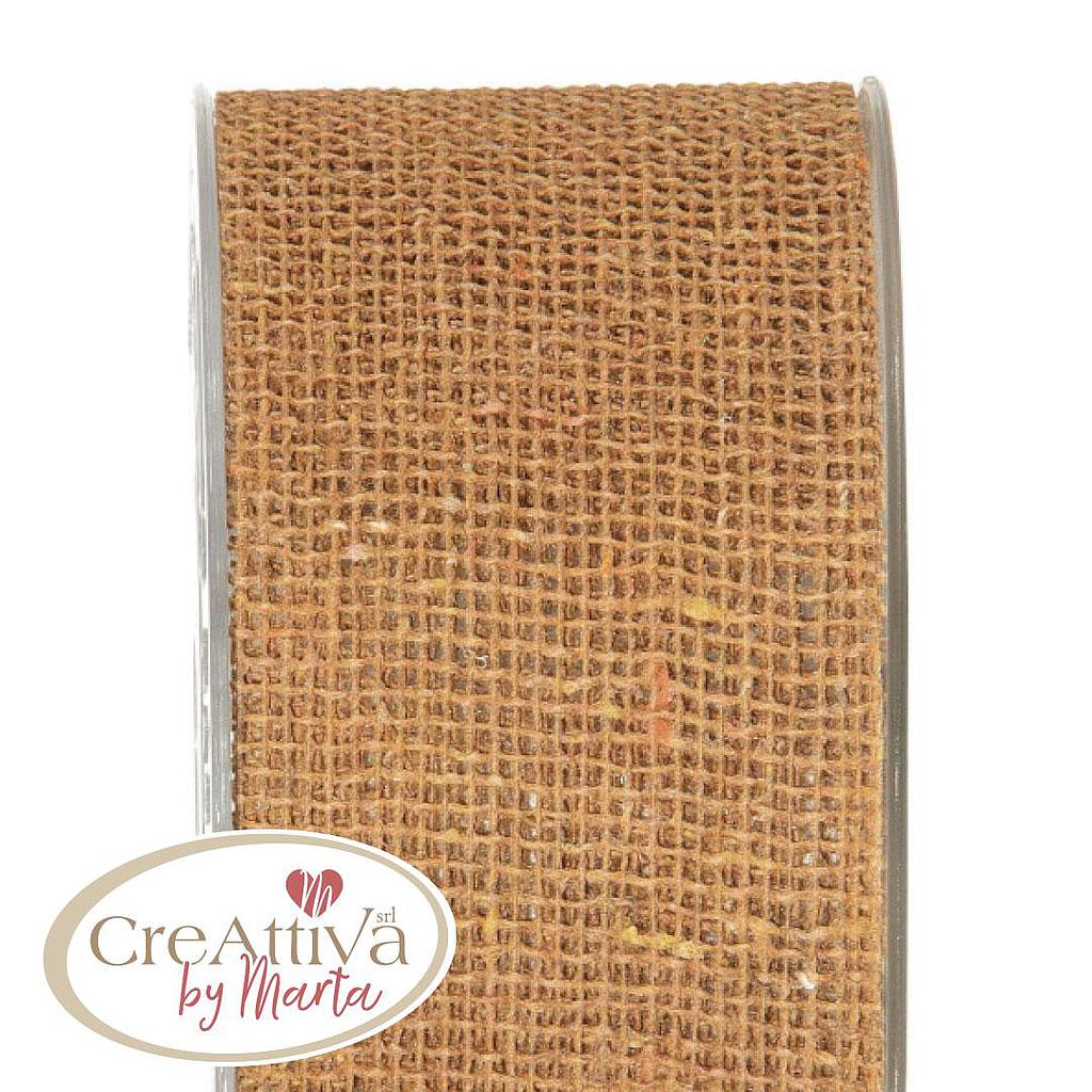 Ruban Jute Léger H.7,5CM Col. JUTE