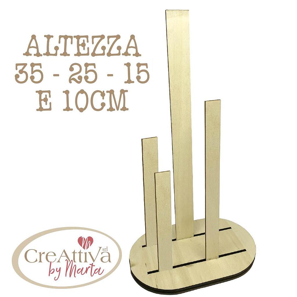 Struttura in Legno con 4 Assi Creattiva By Marta