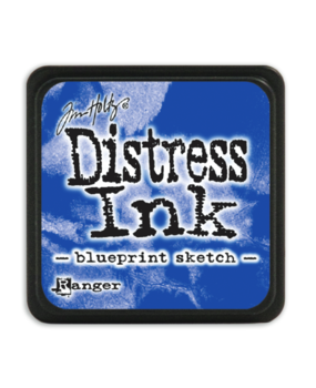 Distress Ink Blueprint Sketch