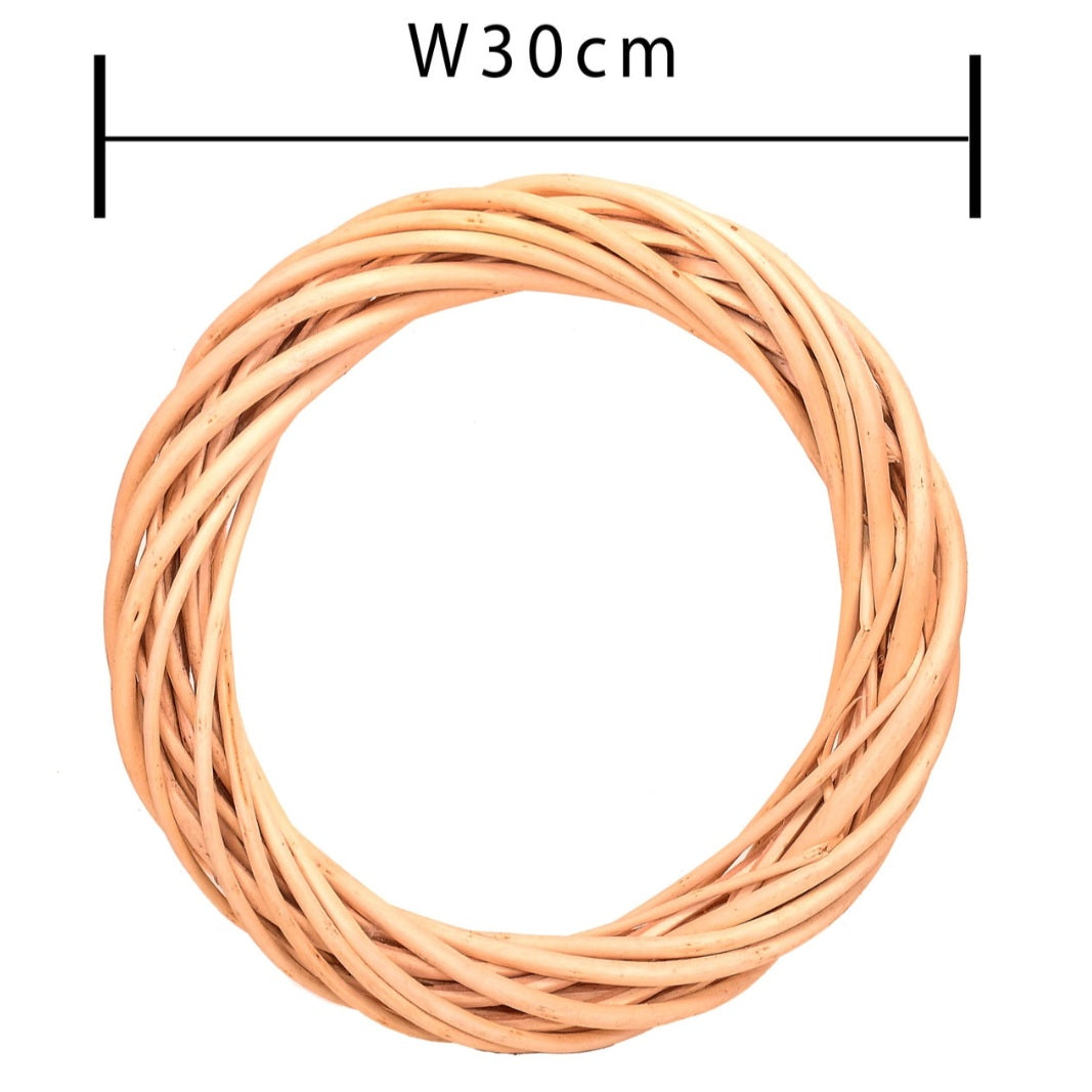 Ghirlanda Rattan Intrecciato 30cm