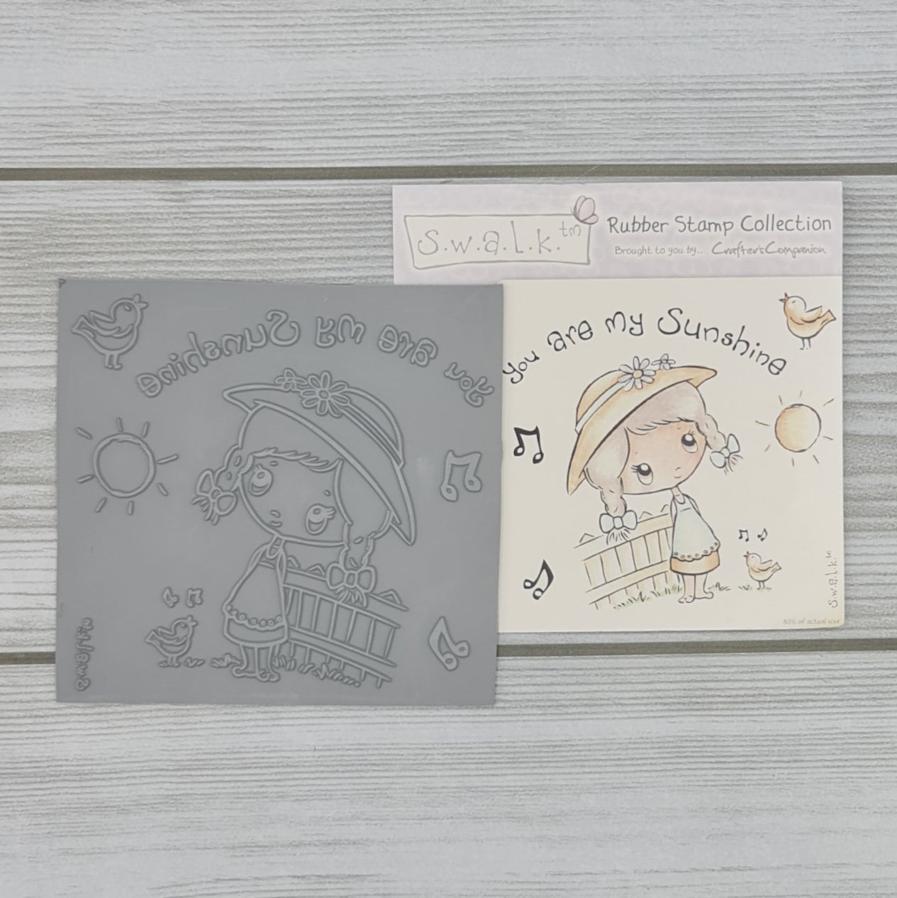 Timbro in caucciù S.w.a.l.k. Sunshine