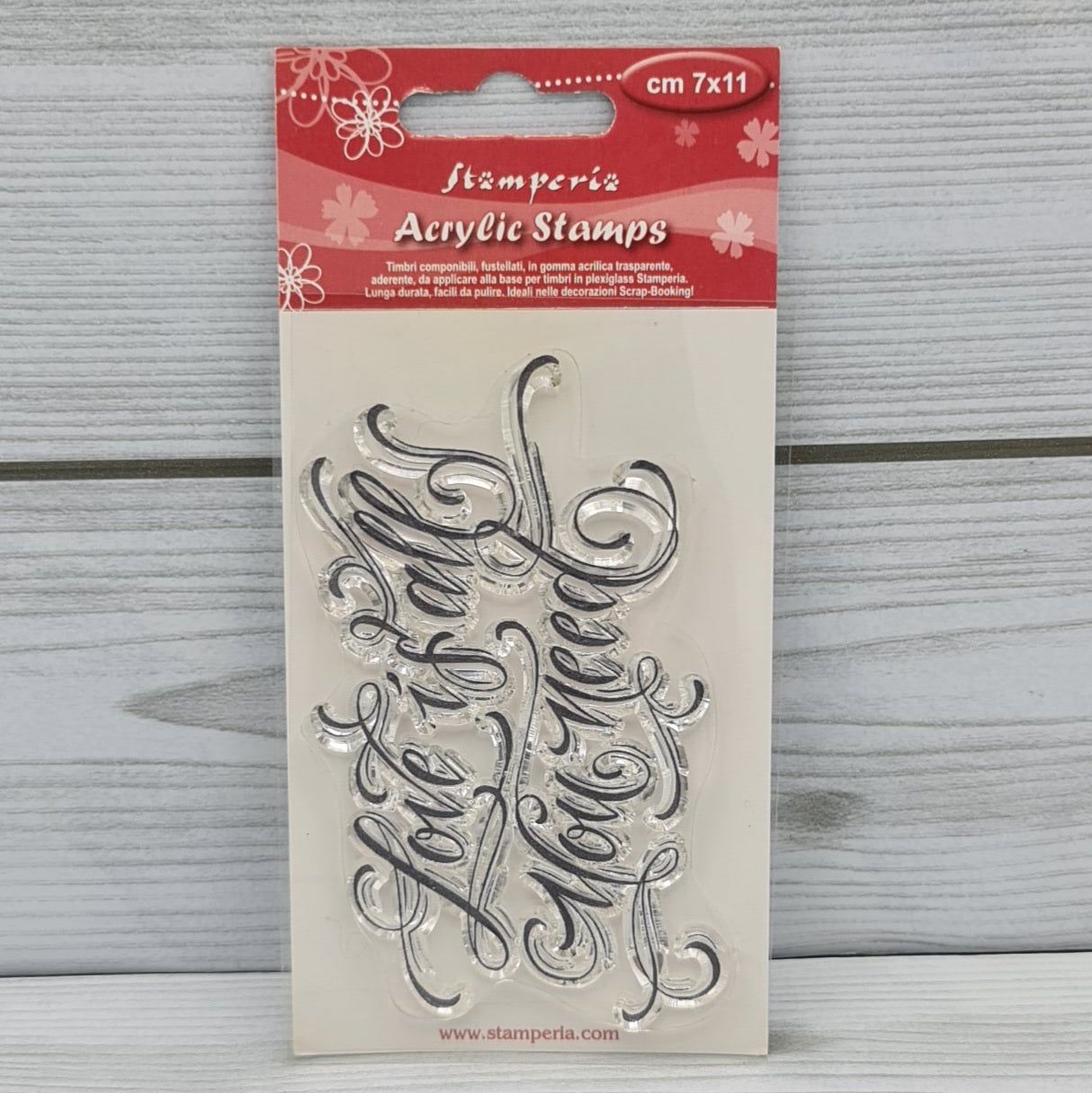 Timbro in Silicone Stamperia Love Is WTK108