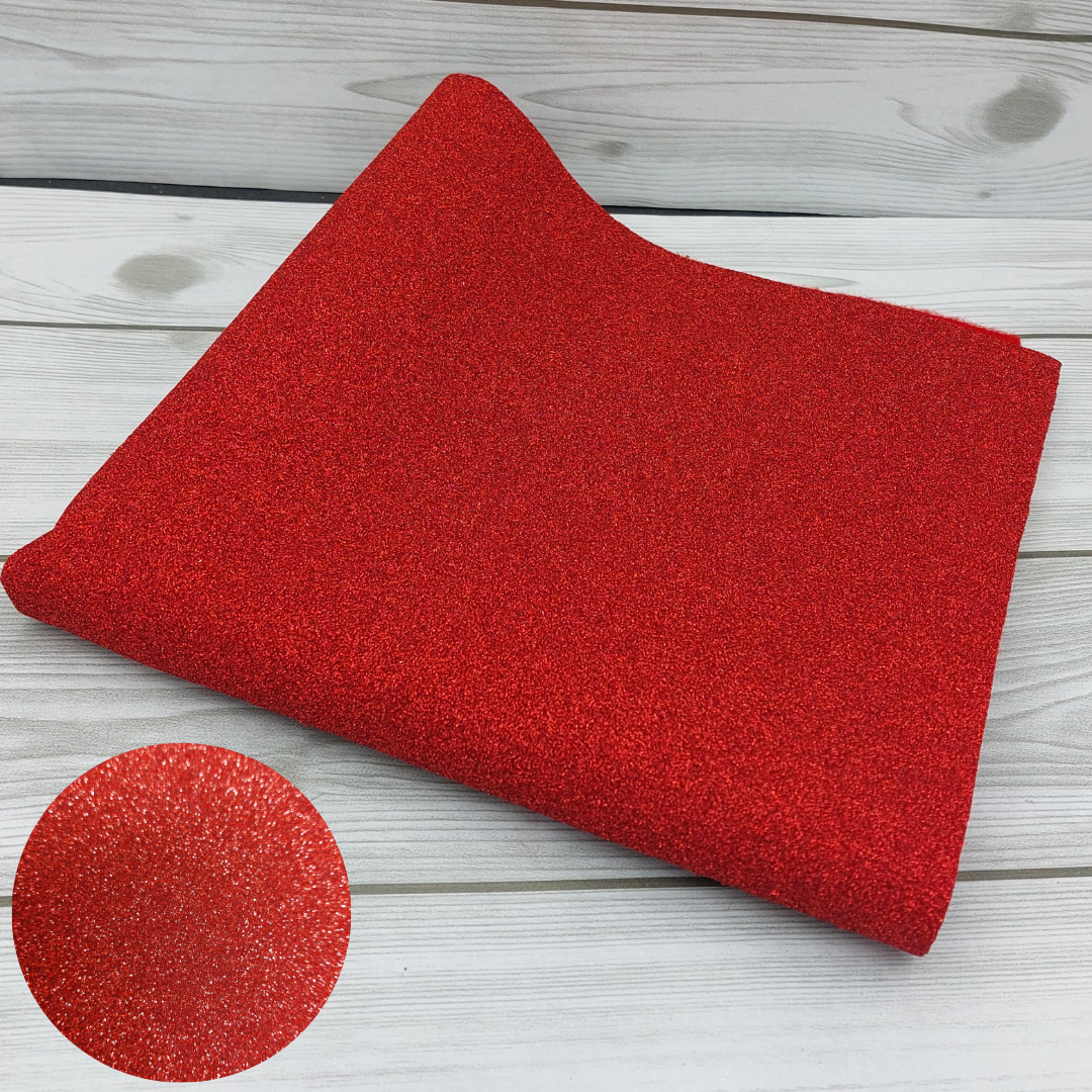 Feltro Stardust Glitter Rosso/Rosso Renkalik