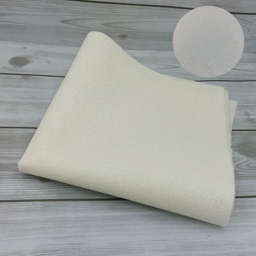 Feutre pailleté Stardust Blanc/Platine Cod. FSTAMBP