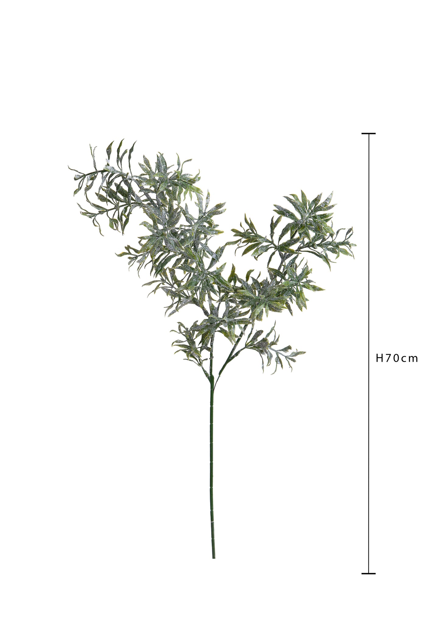 Ramo Mini Ruscus con Neve Green 70cm