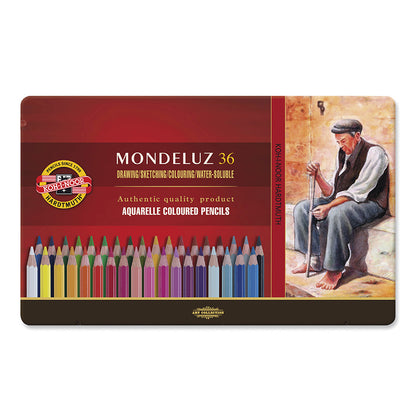 Mondeluz 36 colors metal box