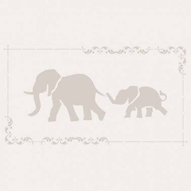 Stencil Decò Elefante Renkalik