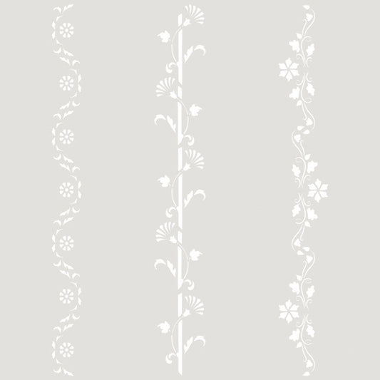 Decò Stencil Tres Florales Cod. 0003598