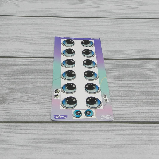 Yeux 3D mesurant 20 mm Code 037D20
