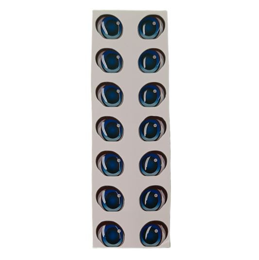 3D eyes measuring 16mm Code 038D16