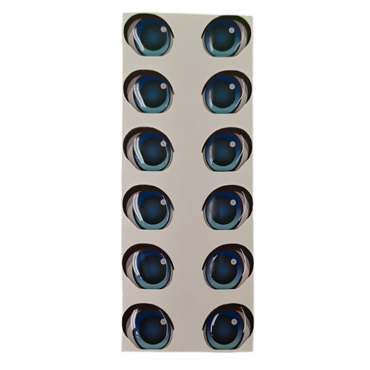 3D eyes measuring 20mm Code 038D20