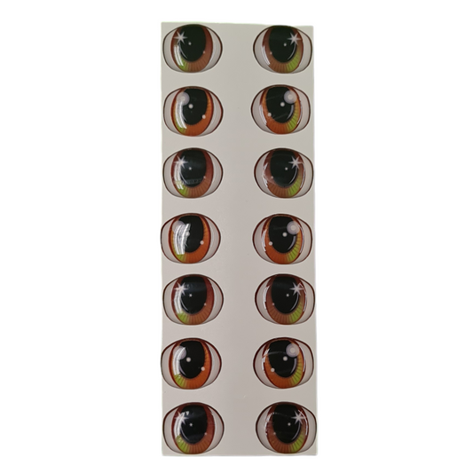 3D eyes measuring 20mm Code 056D20