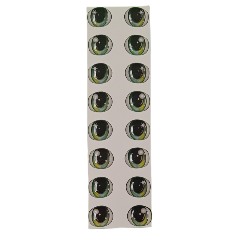 3D eyes measuring 16mm Code 057D16